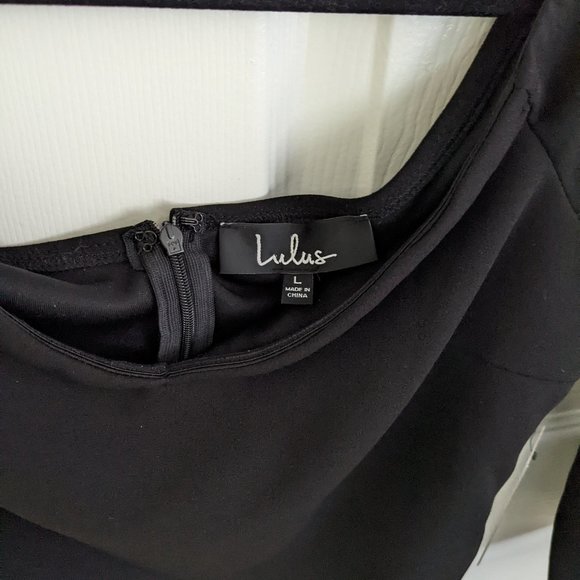 Lulus black three quarter sleeve dress - Picture 5 of 5